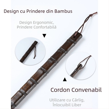 Extractor de pantofi din lemn masiv, mâner lung, pentru femeile însărcinate în vârstă, nu se îndoi, extractor de pantofi, uzură de pantofi, artefact din lemn, economisește timp