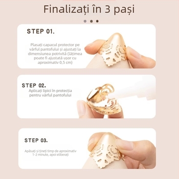 Protecție pentru degete de la picioare, Protecție pentru degete de la picioare, Vârf de pantof anti-lovitură, Husă din piele pentru vârful pantofului, Repararea tocurilor înalte, Geantă cu vârful ascuțit, Artefact cu cap metalic pentru degete