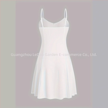 Rochie lungă, linie A, cu volane, din linie, pentru femei europene și americane, de culoare solidă, cu dantelă și volane transparente