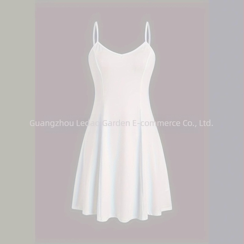 Rochie lungă, linie A, cu volane, din linie, pentru femei europene și americane, de culoare solidă, cu dantelă și volane transparente