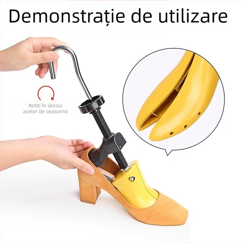 Întinzător de pantofi din plastic, expansor de pantofi, întinzător de cizme, întinzător lung, lat, stânga și dreapta, universal, ultimul pantof