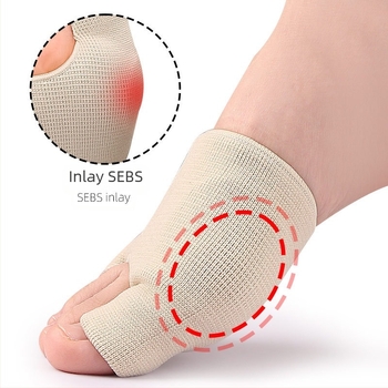 Calorii din silicon pentru antepicior, în formă de U, pentru ameliorarea durerii din față, corecție a degetelor mari, cu trei găuri pentru valgus, pentru degetul mare, pentru îngrijirea degetelor de la picior