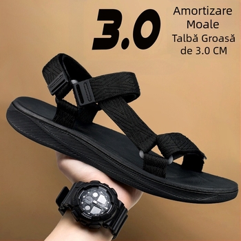 Sandale vietnameze pentru bărbați, vară nouă, cu talpă moale EVA, pentru plajă, 2024