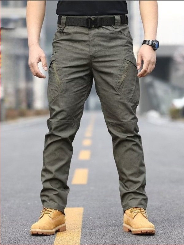 Pantaloni lungi de pescuit pentru bărbați, stil tactic, de antrenament de luptă, rezistenti la uzură, pentru exterior, de munte, Chaolun Cloth