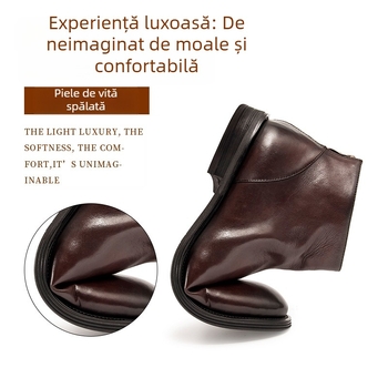 Cizme Martin din piele naturală pentru bărbați, strat superior, din piele de vacă, casual, de iarnă, 1988 2022