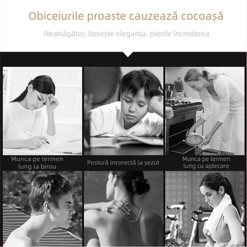 Centură de corecție a spatelui, vânzare internațională, centură de corecție a posturii pentru adulți cu cocoșat, dispozitiv respirabil de corecție a posturii