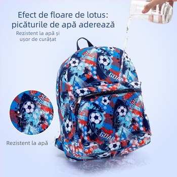 Ghiozdan școlar pentru copii transfrontalier, set de trei piese, ghiozdan școlar multifuncțional ușor, cu desene animate imprimate, rucsac pentru elevii de școală primară