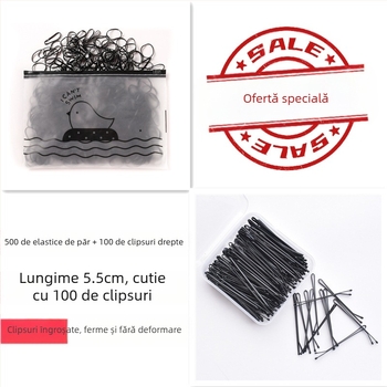 200 agrafe de păr vopsite cu spray negru, cleme din oțel, agrafe de păr, cleme pentru breton, accesorii de păr unisex, stil japonez și coreean