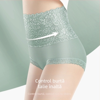 Lenjerie intimă din bumbac jacquard cu talie înaltă, dantelă, pantaloni scurți, respirabili, din mătase de dud, în zona între picioare, producători de lenjerie intimă pentru femei en-gros