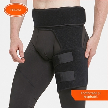 Protecție pentru coapsă sport direct din fabrică, alpinism în aer liber, baschet, alergare, anti-încordare, șolduri, respirabil, reglabil, protecție pentru picioare