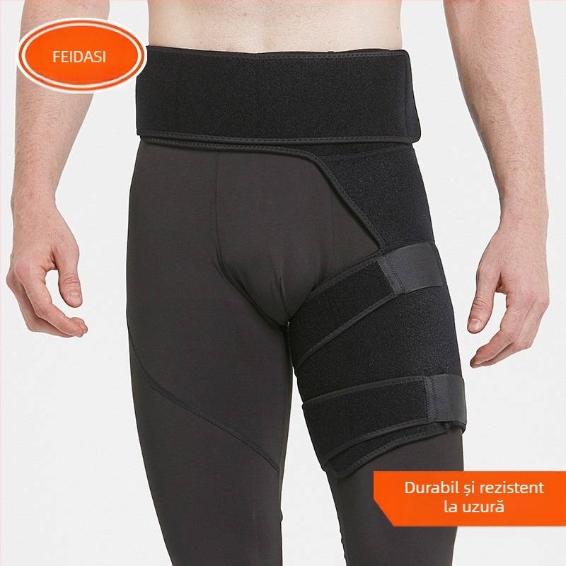 Protecție pentru coapsă sport direct din fabrică, alpinism în aer liber, baschet, alergare, anti-încordare, șolduri, respirabil, reglabil, protecție pentru picioare
