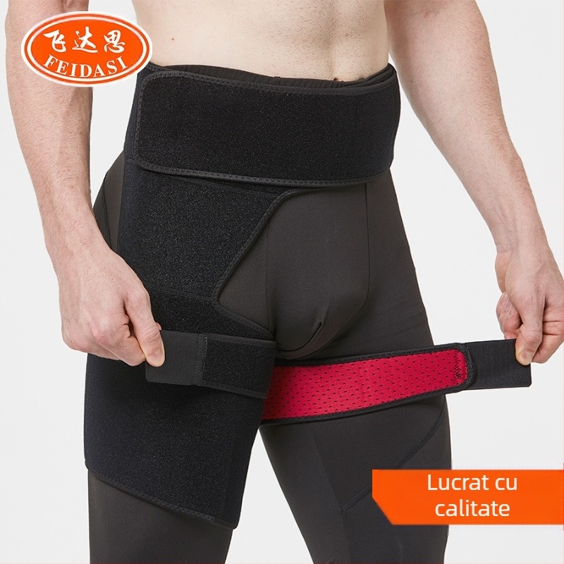 Protecție pentru coapsă sport direct din fabrică, alpinism în aer liber, baschet, alergare, anti-încordare, șolduri, respirabil, reglabil, protecție pentru picioare