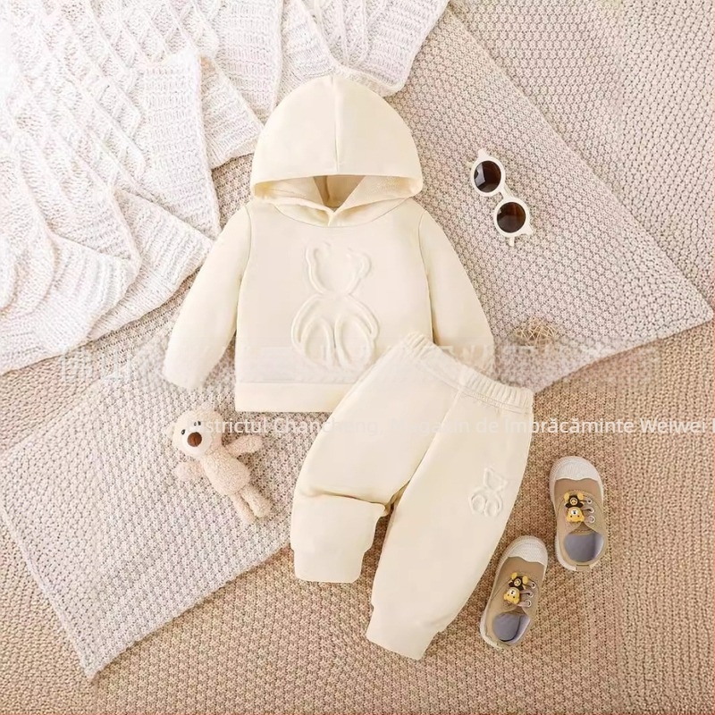 Set nou de două piese pentru îmbrăcăminte sport pentru băieți, toamnă și iarnă 2023, export transfrontalier, jachetă populară, comerț electronic