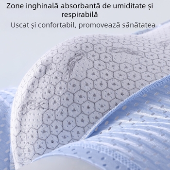 Lenjerie intimă pentru bărbați Ice Silk, din plasă, fără sudură, boxeri antibacterieni, boxeri sport respirabili pentru tineret, primăvara și vara, pot fi trimiși în numele