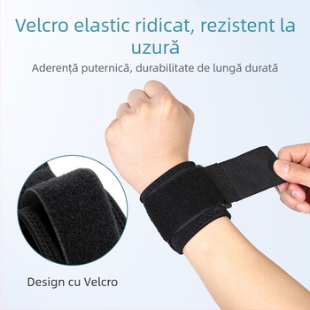 Brățară sport transfrontalieră elastică cu presiune, curea de încheietură reglabilă cu velcro