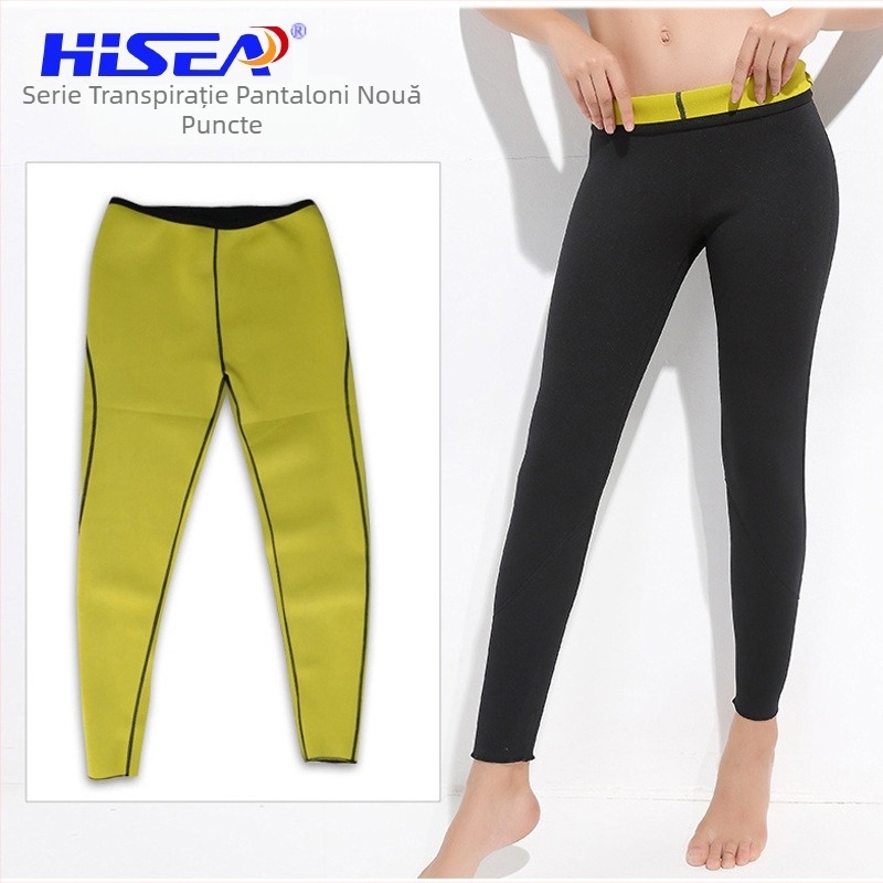 Pantaloni de yoga sport en-gros din fabrică pentru bărbați și femei, pantaloni de saună modelatori, pentru culturism, cu auto-încălzire, pentru alergare