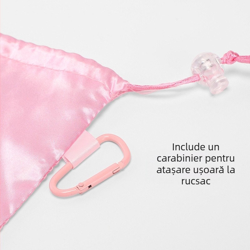 Geantă de depozitare pentru pantofi de dans respirabilă cu plasă transfrontalieră, pentru copii și femei, geantă pentru pantofi de balet, geantă specială cu șnur pentru dans