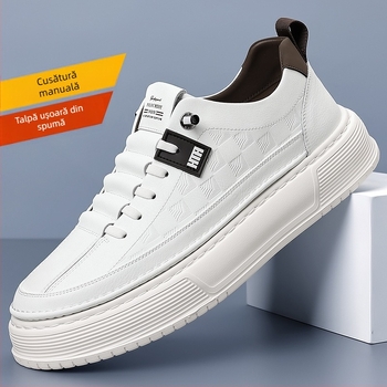 Teniși noi, pantofi albi casual și versatili, pantofi la modă în stil coreean, pantofi sport antiderapanți, confortabili și respirabili pentru bărbați, en-gros