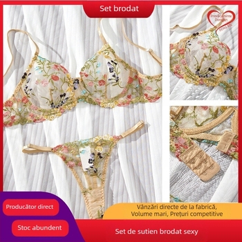 Costum de vară Amazon European și American, cu broderie explozivă, în culori noi, XS-XXL, en-gros și cu amănuntul