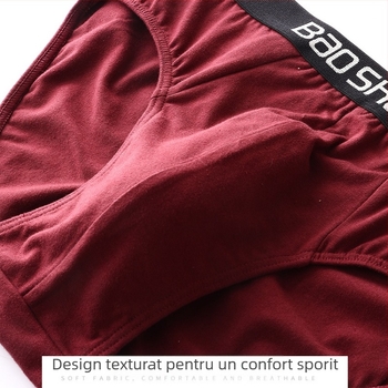 Lenjerie intimă din bumbac pentru bărbați, direct din fabrică, pentru tineri, de vârstă mijlocie, respirabilă, confortabilă, lenjerie intimă sexy, cu talie joasă, pantaloni scurți pentru bărbați