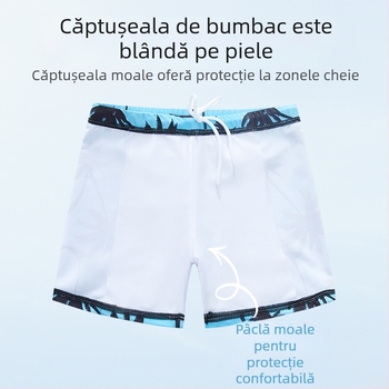 Costume de baie pentru copii, costum de baie pentru băieți, model mijlociu și mare, split 2025, costum de baie nou pentru băieți, cu protecție solară, costum de baie pentru izvoare termale