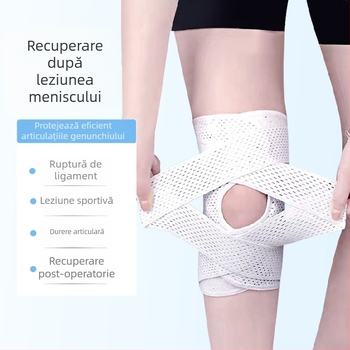 Genunchiere sport respirabile pentru menisc, protecție pentru genunchi, protecție pentru articulațiile genunchiului, protecție pentru alergare, echipament sportiv pentru menisc, genunchiere