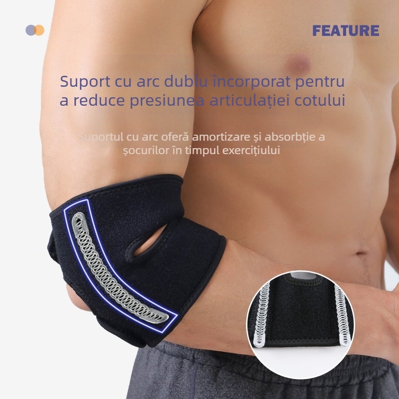 Sporturi în aer liber minge de fitness antrenament alergare reglabil fix confortabil respirabil șocuri absorbante cot Guard en-gros