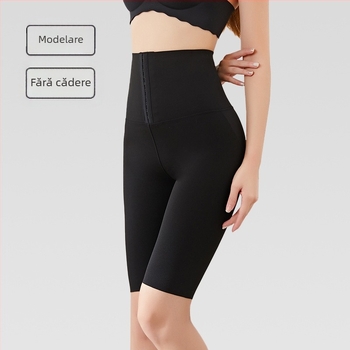 Pantaloni scurți Shark, talie înaltă, burtă, șolduri, pantaloni de yoga de dimensiuni mari, colanți cu pieptul, talie reglabilă, sport, pantaloni Barbie