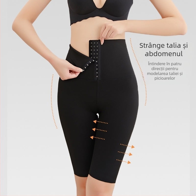 Pantaloni scurți Shark, talie înaltă, burtă, șolduri, pantaloni de yoga de dimensiuni mari, colanți cu pieptul, talie reglabilă, sport, pantaloni Barbie
