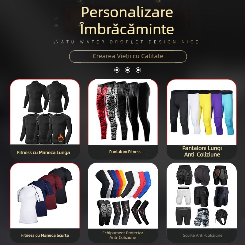 Pantaloni de yoga pentru bărbați, cu elasticitate ridicată, cu uscare rapidă, compresie sport, genunchiere personalizate pentru antrenament de baschet, pantaloni Capri