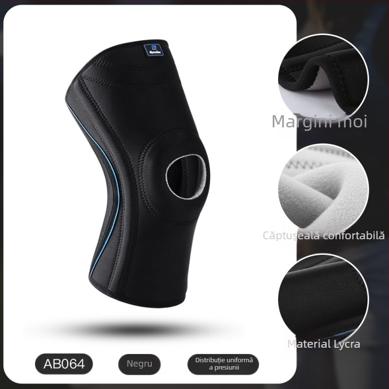 Genunchiere anti-coliziune pentru sporturi în aer liber, silicon antiderapant, fitness, ciclism, alpinism, alergare, genunchiere cu suport de primăvară, en-gros