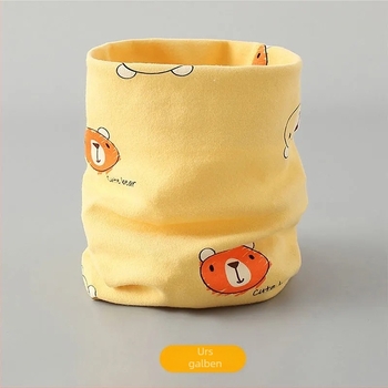 2024 Eșarfă nouă pentru copii din bumbac fără oase toamna și iarna caldă pentru bebeluși, rezistentă la vânt, eșarfă