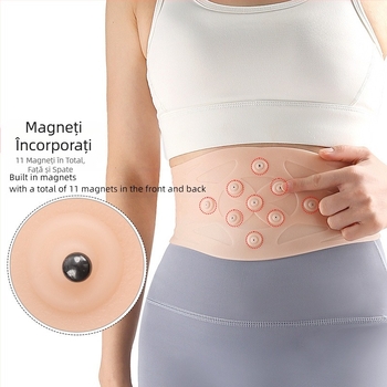 SEBS Protecție magnetică a taliei pentru alergare, ciclism, sport, curea magnetică presurizată cu absorbție a șocurilor, protecție moale pentru fitness
