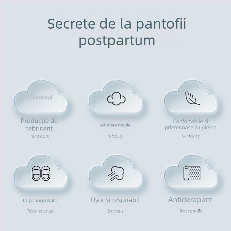 Pantofi de maternitate de vară, respirabili, antiderapanți, postpartum, papuci de maternitate de primăvară și toamnă cu talpă moale, pantofi de maternitate