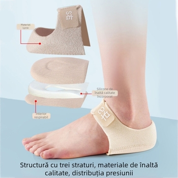 Husă de protecție pentru călcâi din silicon transfrontalieră, cu velcro, pentru călcâi, șosete pentru călcâi, husă de protecție anti-crapă caldă pentru călcâi, producător