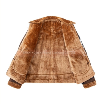 Jachetă de piele pentru bărbați, toamna și iarna, căptușită cu fleece, blană îngroșată, jachetă de piele pentru bărbați, haină casual de afaceri pentru bărbați, 2024