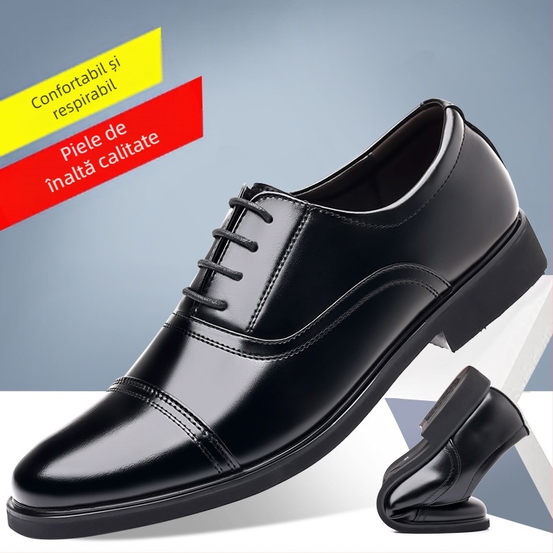 Pantofi eleganți bărbătești, mărime mare, 45, 46, 47, 48, pantofi de afaceri din piele, cu trei articulații, pantofi de securitate din bumbac pentru bărbați, transfrontalieri