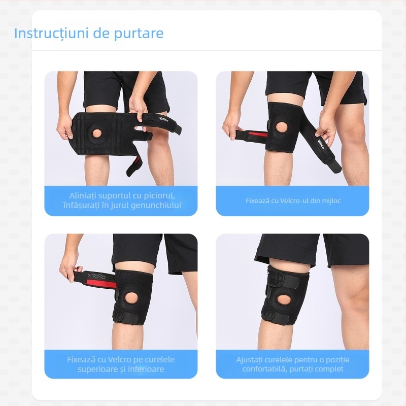 Genunchiere de protecție Vilico pentru bărbați și femei, pentru primăvară și vară, presurizate, respirabile, pentru alergare, sporturi în aer liber, en-gros