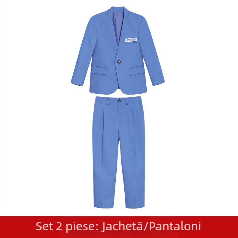 Costum pentru copii de primăvară și toamnă, stil coreean nou, costum mic, rochie pentru băieți, costum casual pentru prezentarea de modă a gazdei