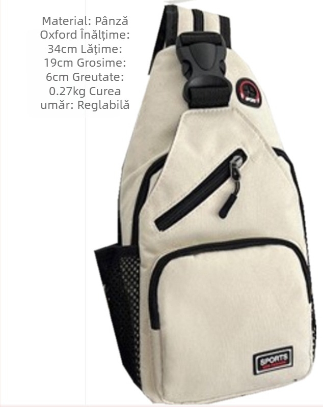 2024 Stil nou pentru bărbați și femei (umăr) (umăr) Geantă de piept cu fermoar Geantă de piept pentru bărbați și femei Geantă la modă Cantitate mare Reducere