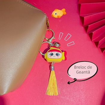 Desen animat original drăguț cuplu anual pește breloc geantă auto pandantiv breloc cadou de Anul Nou en-gros