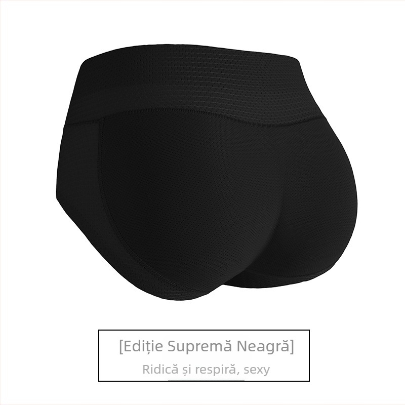 Transfrontaliere fără sudură respirabil fals fund șold ridicare pantaloni șold complet cruce dintr-o bucată pad abdominal tucking chiloți femei piersic fund artefact