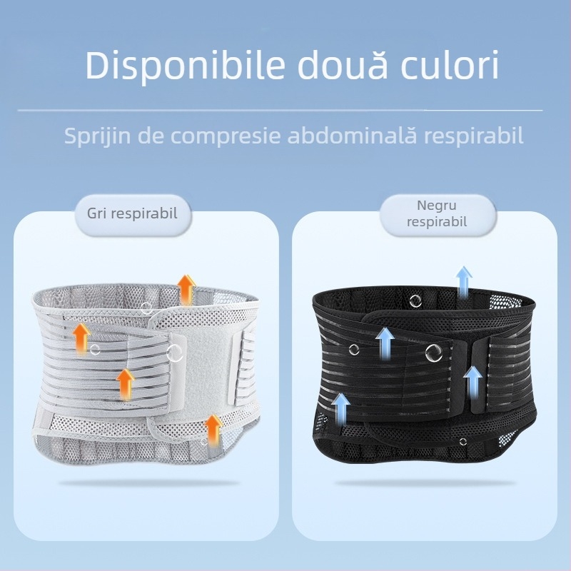 Suport talie protecție respirabilă protecție disc lombar proeminent centură pentru bărbați și femei fitness haltere genuflexiuni trageți tare burtă centură strâmtă