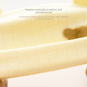 Nou-născutului pălărie primăvară toamnă și iarnă copil drăguț ursuleț cald pulover pălărie nou-născutului jacquard fetal pălărie