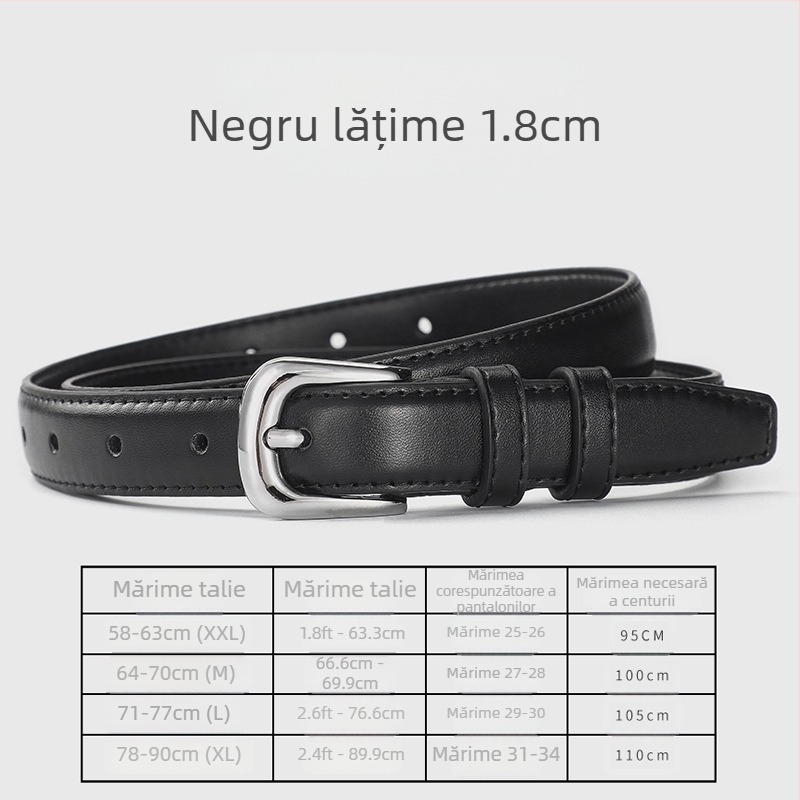 Curea de damă nouă, coreeană, simplă, cu cataramă, potrivită pentru toate tipurile, casual, blugi, decorativă, pentru pantaloni, trend student