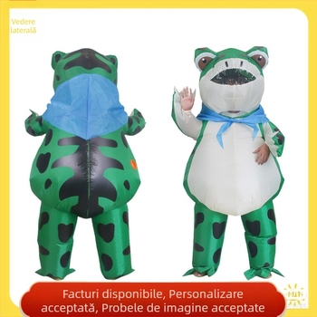 TikTok aceeași broască păpușă gonflabilă haine Internet populare fierbinți broască păpușă costum Halloween petrecere dress up recuzită