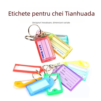 Tavă pentru chei metalică îngroșată, depozitare pentru inel de chei, marcare pentru chei, clasificare, gestionare a cheilor, cataramă pentru inel de chei, șir de carduri
