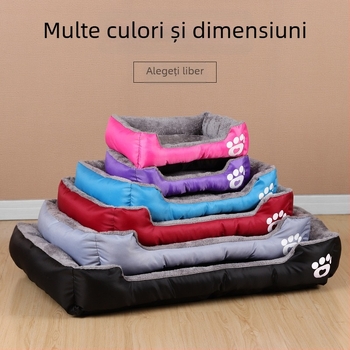 Cușcă detașabilă și lavabilă pentru câini, covoraș pentru pisici, covoraș cald pentru patru sezoane, articole poligonale pentru animale de companie, en-gros pentru cuști