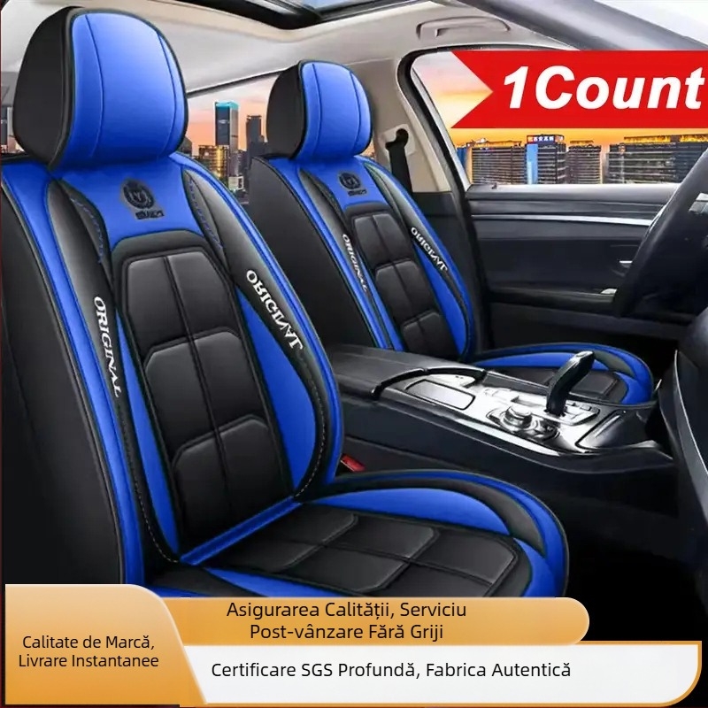 Pernă pentru scaun auto ambalată în vid, en-gros, all-inclusive, din piele integrală, pentru patru sezoane, producător de perne pentru scaune transfrontaliere, stație internațională, Amazon, Ebay