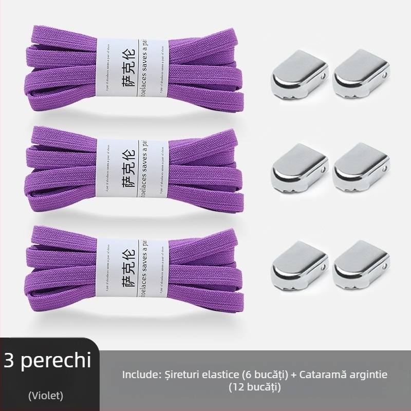 Șireturi leneșe fără cravată, artefacte pentru bărbați și femei, pantofi albi mici pentru copii, cataramă cu frânghie plată, fără cravată, alb-negru, fără cravată, pentru copii